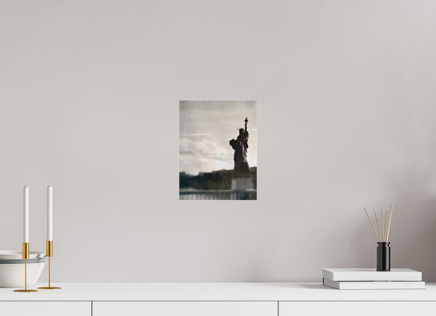 20 x 25,7 cm, Impression brillante fine art sur alu dibond (prête à être accrochée) Double (France, Paris)