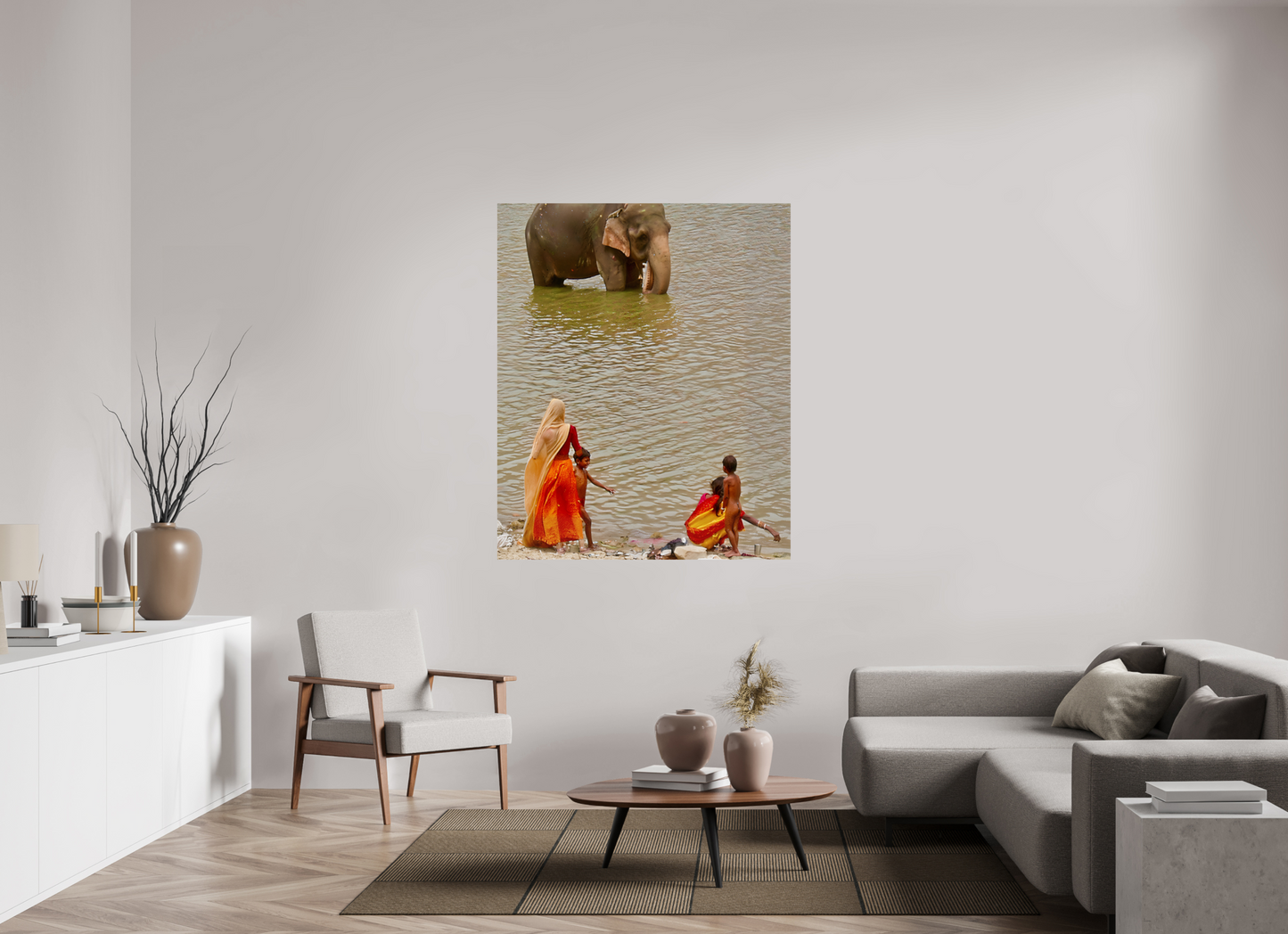 120 x 145,8 cm, Tirage brillant papier Fuji Crystal DP II (à encadrer) Proximité (Inde, Udaipur)