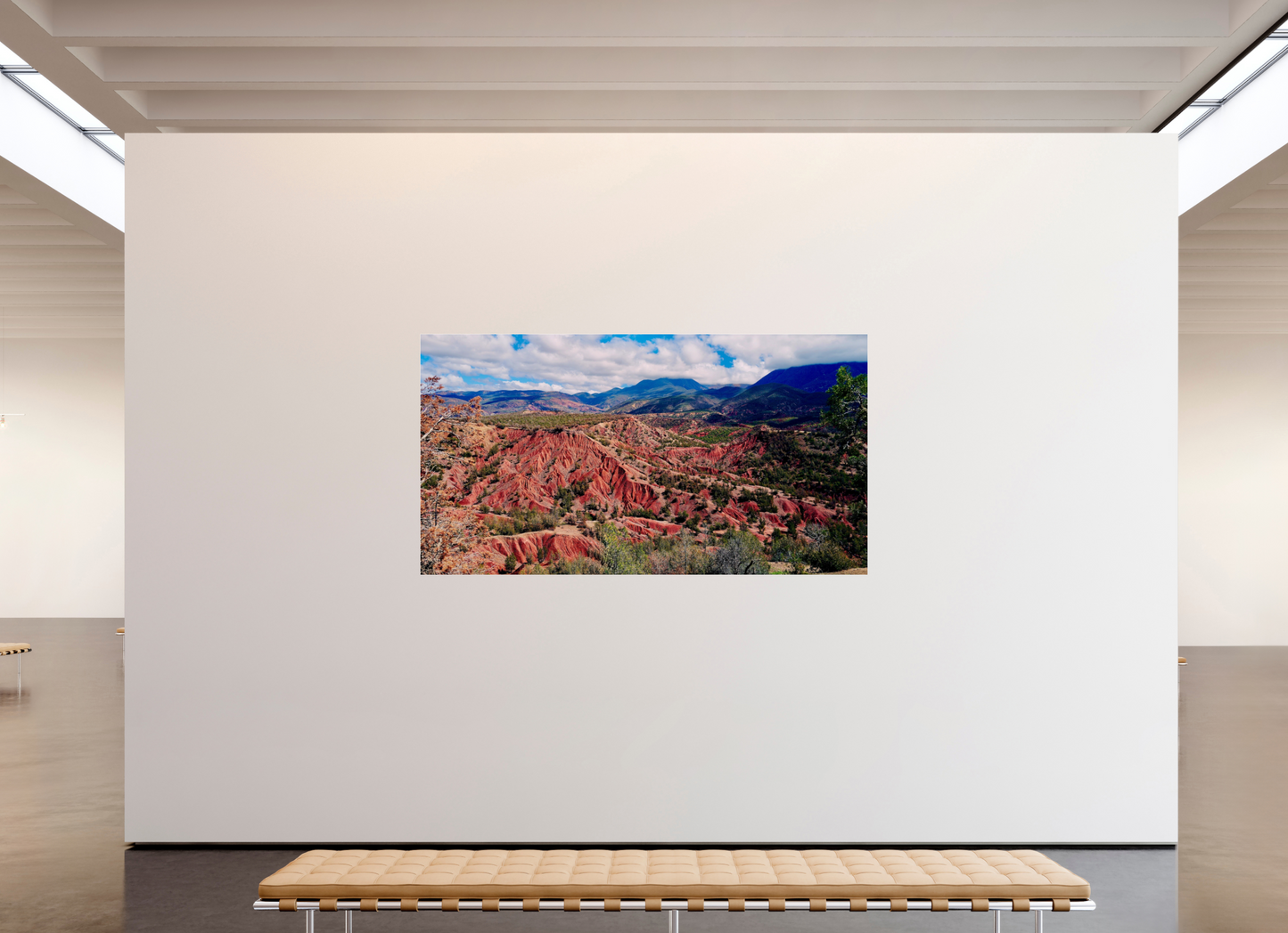 222,7 x 120 cm, Impression brillante fine art sur alu dibond (prête à être accrochée) Sa Majesté l'Atlas (Maroc, Atlas)