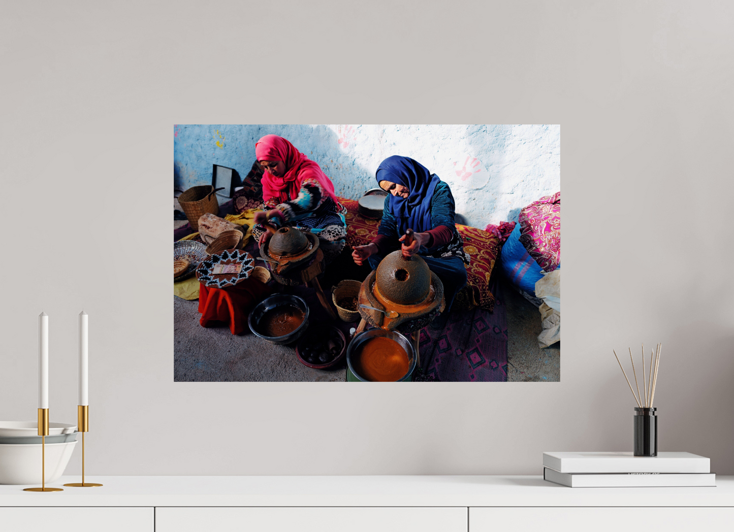 Femmes d'argan (Maroc, Atlas)