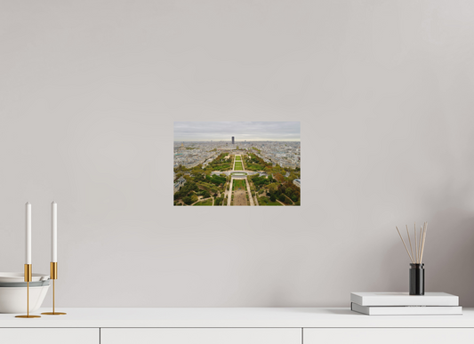 30 x 20 cm, Impression mate fine art sur alu dibond (prête à être accrochée) Perspective française (France, Paris)