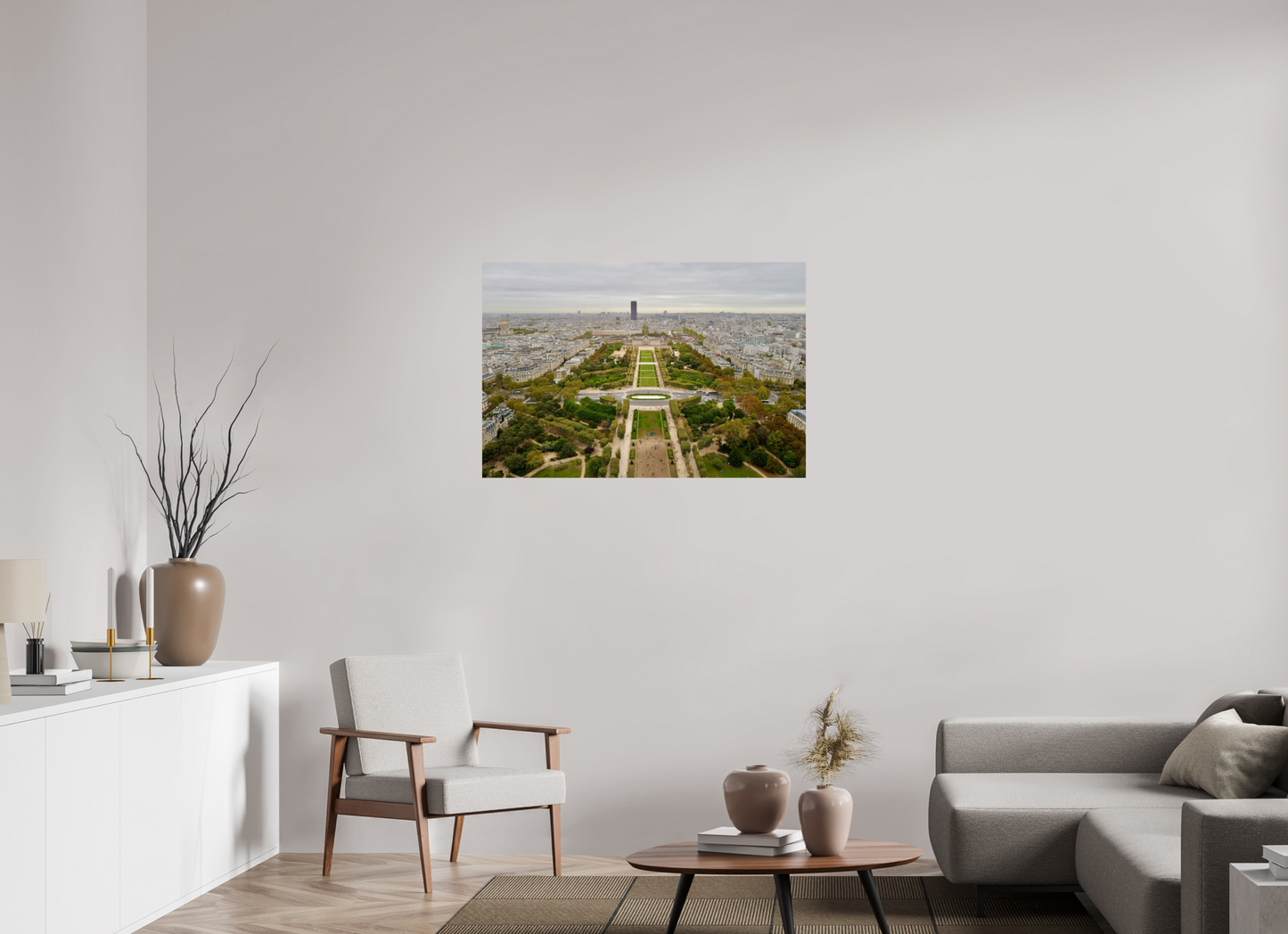 105 x 70 cm, Tirage brillant papier Fuji Crystal DP II (à encadrer) Perspective française (France, Paris)
