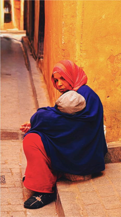 At the threshold (Morocco, Fez)