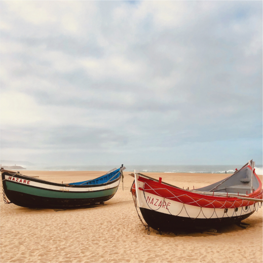 Calm in the kingdom of giants (Portugal, Nazaré)