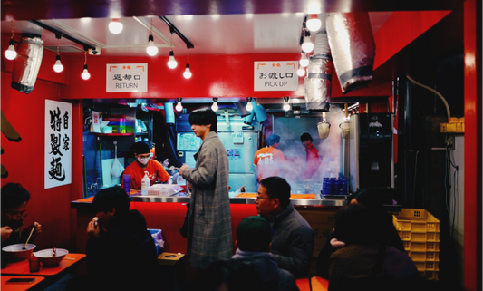 Midnight udon (Japan, Osaka)