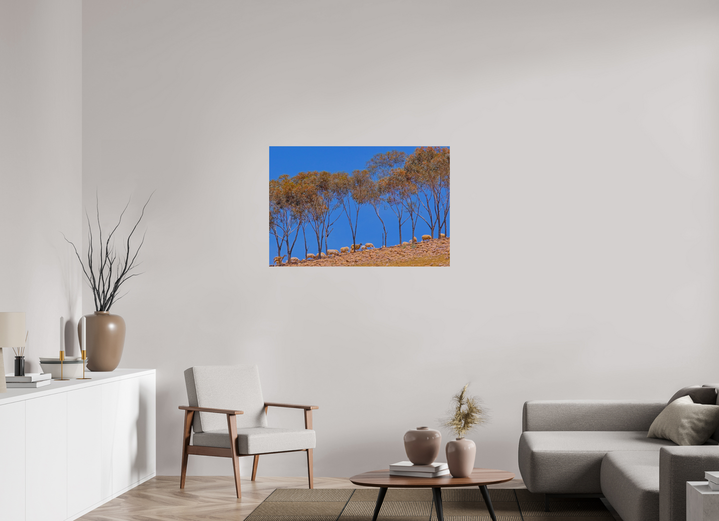 105 x 70 cm, Tirage brillant papier Fuji Crystal DP II (à encadrer) Ligne pastorale (Maroc, Atlas)