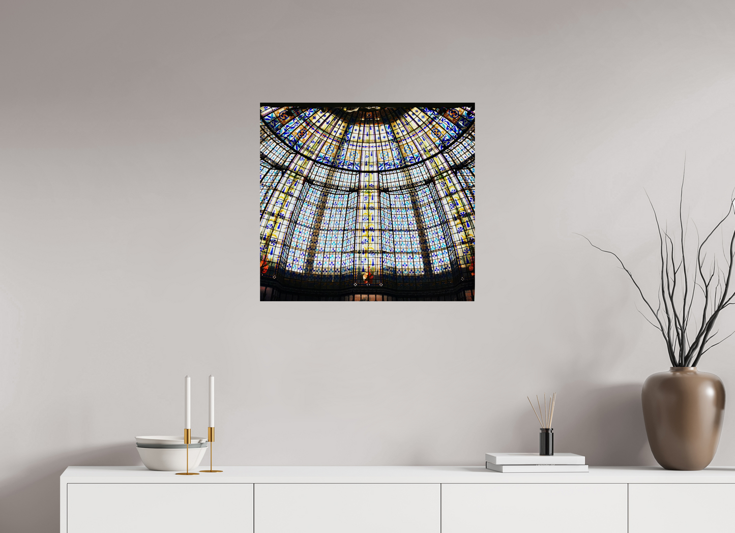 64,9 x 60 cm, Tirage brillant papier Fuji Crystal DP II (à encadrer) Grammaire vitrée (France Paris)