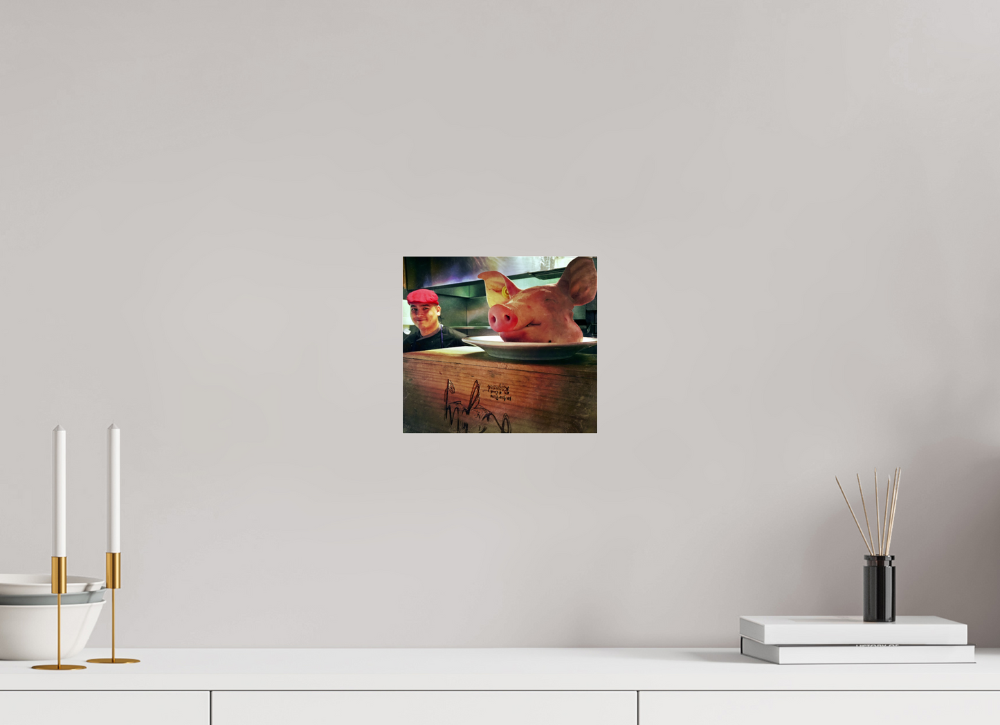 22 x 20 cm, Impression brillante fine art sur alu dibond (prête à être accrochée) Ordre du Jour (France, Paris)