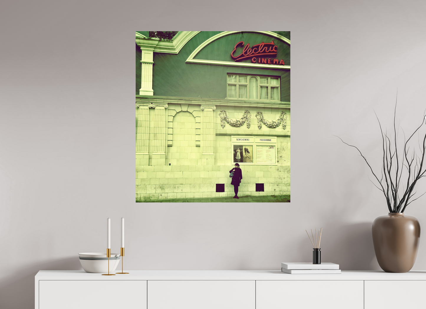 80 x 88,6 cm, Impression mate fine art sur alu dibond (prête à être accrochée) L’avant-scène (Angleterre, Londres)