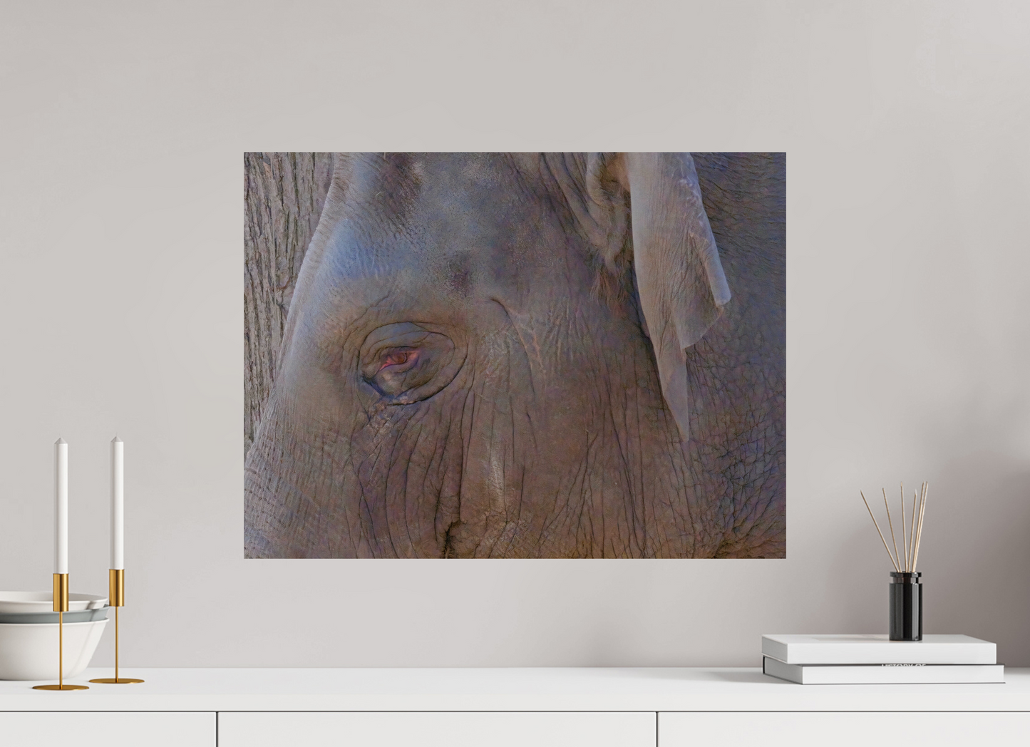 60 x 45 cm, Tirage brillant papier Fuji Crystal DP II (à encadrer) Inaltérable altéré (Allemagne, Berlin)