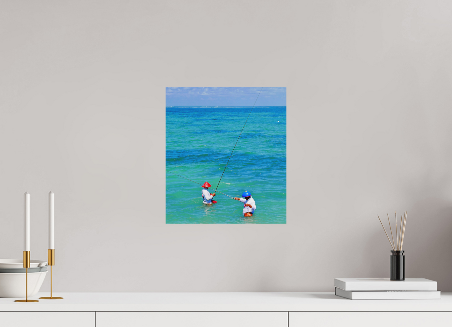 Sabre fishermen (Indonesia, Bali)