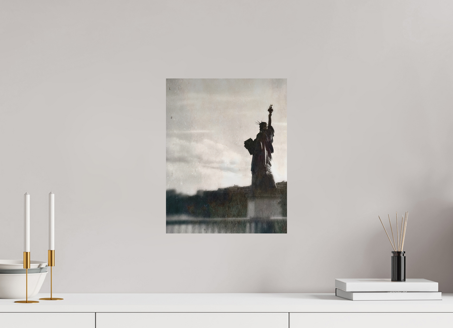 30 x 38,5 cm, Impression mate fine art sur alu dibond (prête à être accrochée) Double (France, Paris)