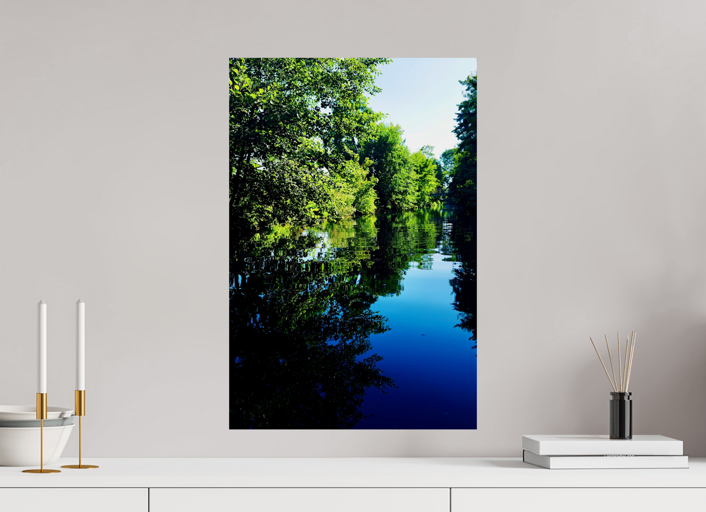 40 x 60 cm, Tirage brillant papier Fuji Crystal DP II (à encadrer) Liquid Silence (France, Chartres)