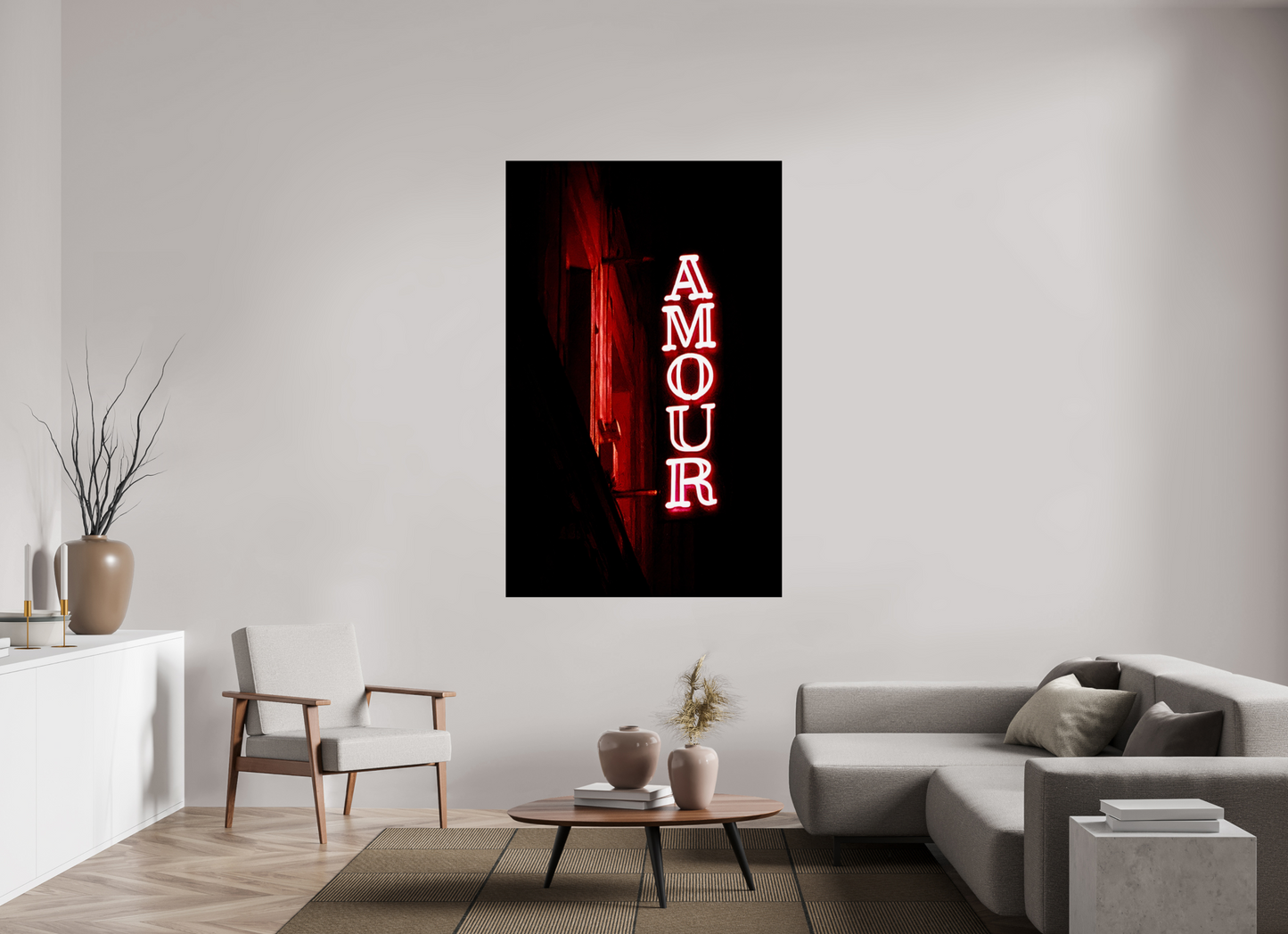 110 x 173,8 cm, Impression brillante fine art sur alu dibond (prête à être accrochée) Amour (France, Paris)