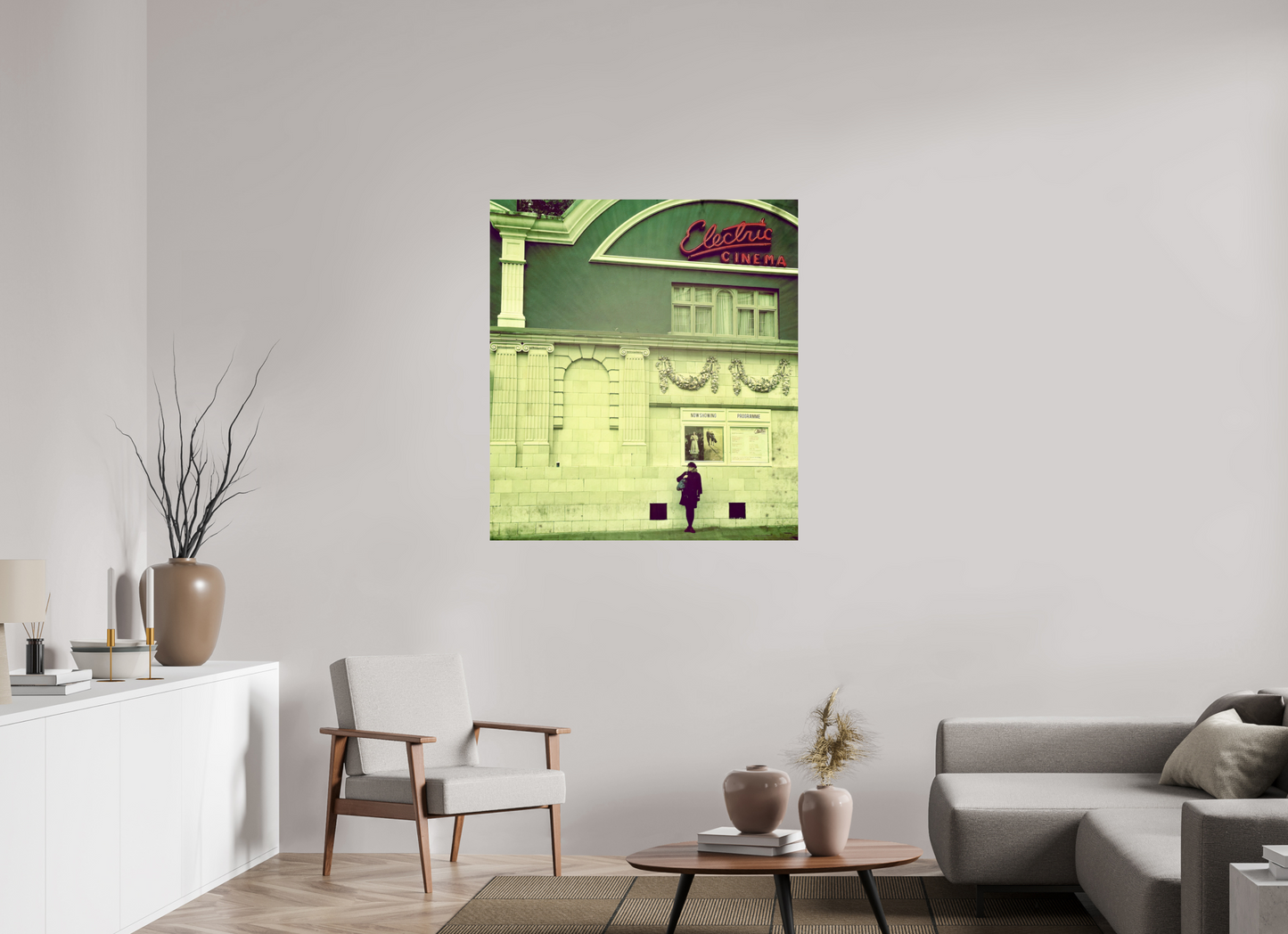 100 x 110,7 cm, Tirage brillant papier Fuji Crystal DP II (à encadrer) L’avant-scène (Angleterre, Londres)