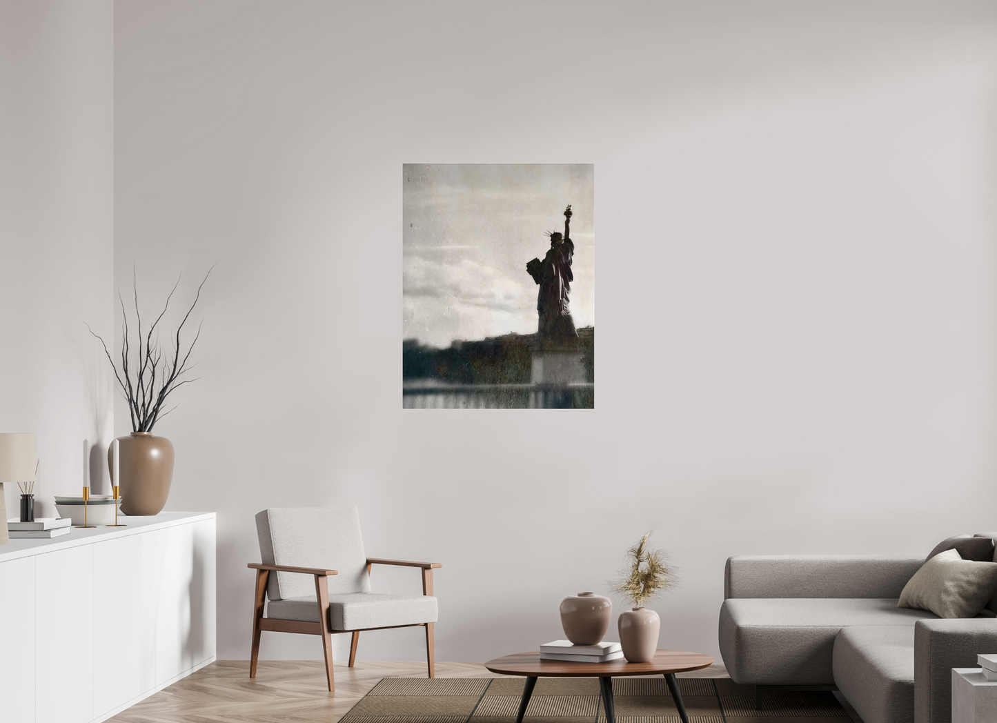 80 x 102,6 cm, Impression brillante fine art sur alu dibond (prête à être accrochée) Double (France, Paris)