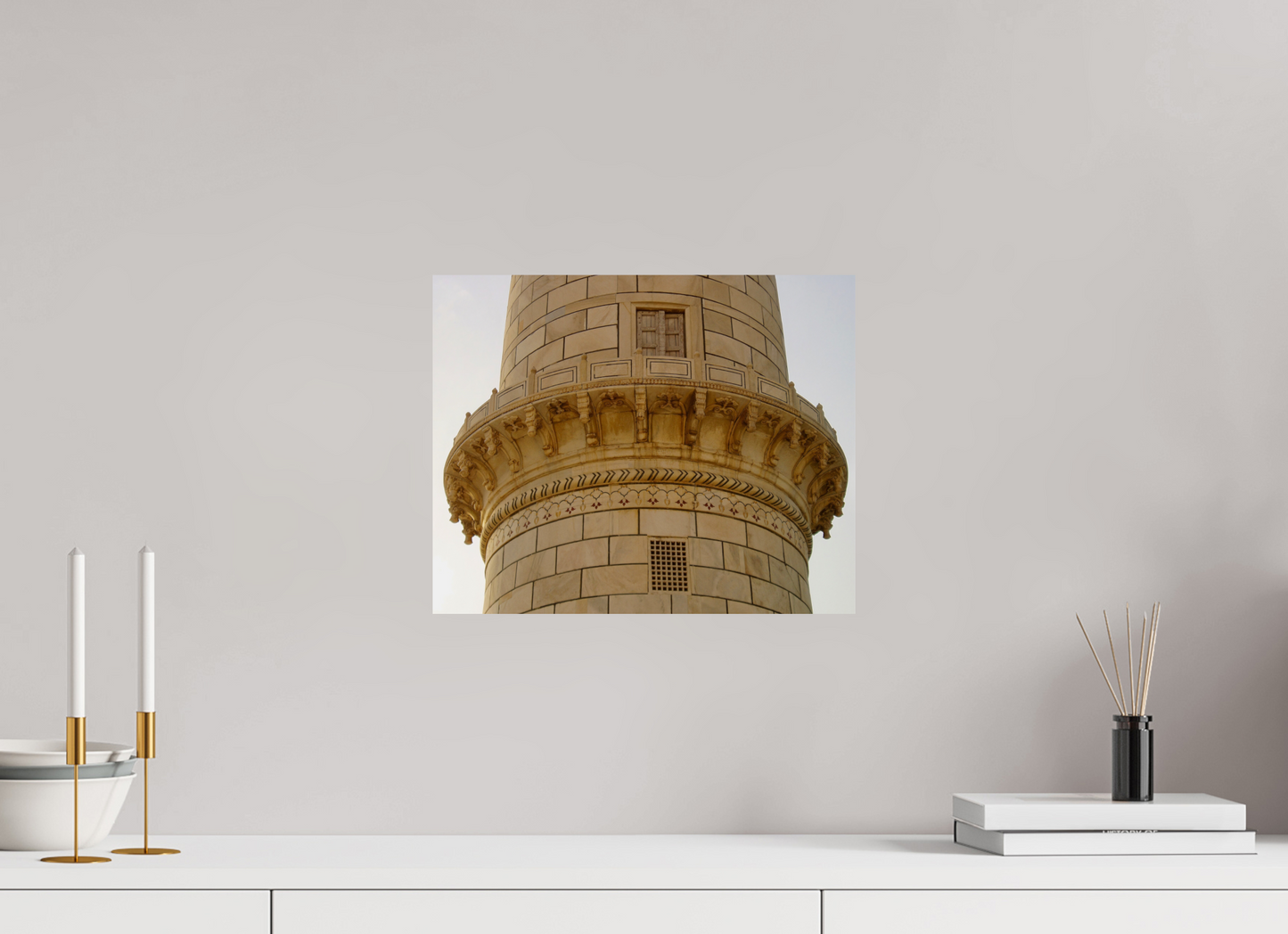 37,4 x 30 cm, Tirage brillant papier Fuji Crystal DP II (à encadrer) Pietra dura (Inde, Agra)