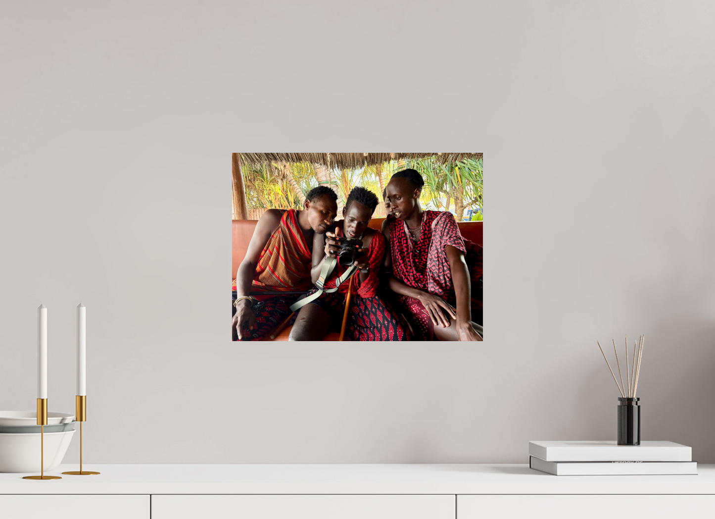 40 x 30 cm, Tirage brillant papier Fuji Crystal DP II (à encadrer) Spontaneous light (Tanzanie, Zanzibar)