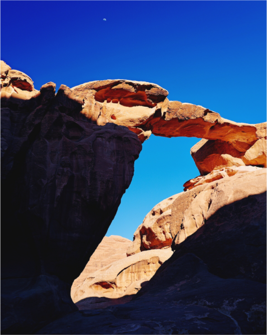 Hanging desert (Jordan, Wadi Rum)
