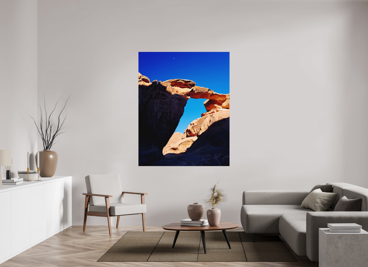 Hanging desert (Jordan, Wadi Rum)