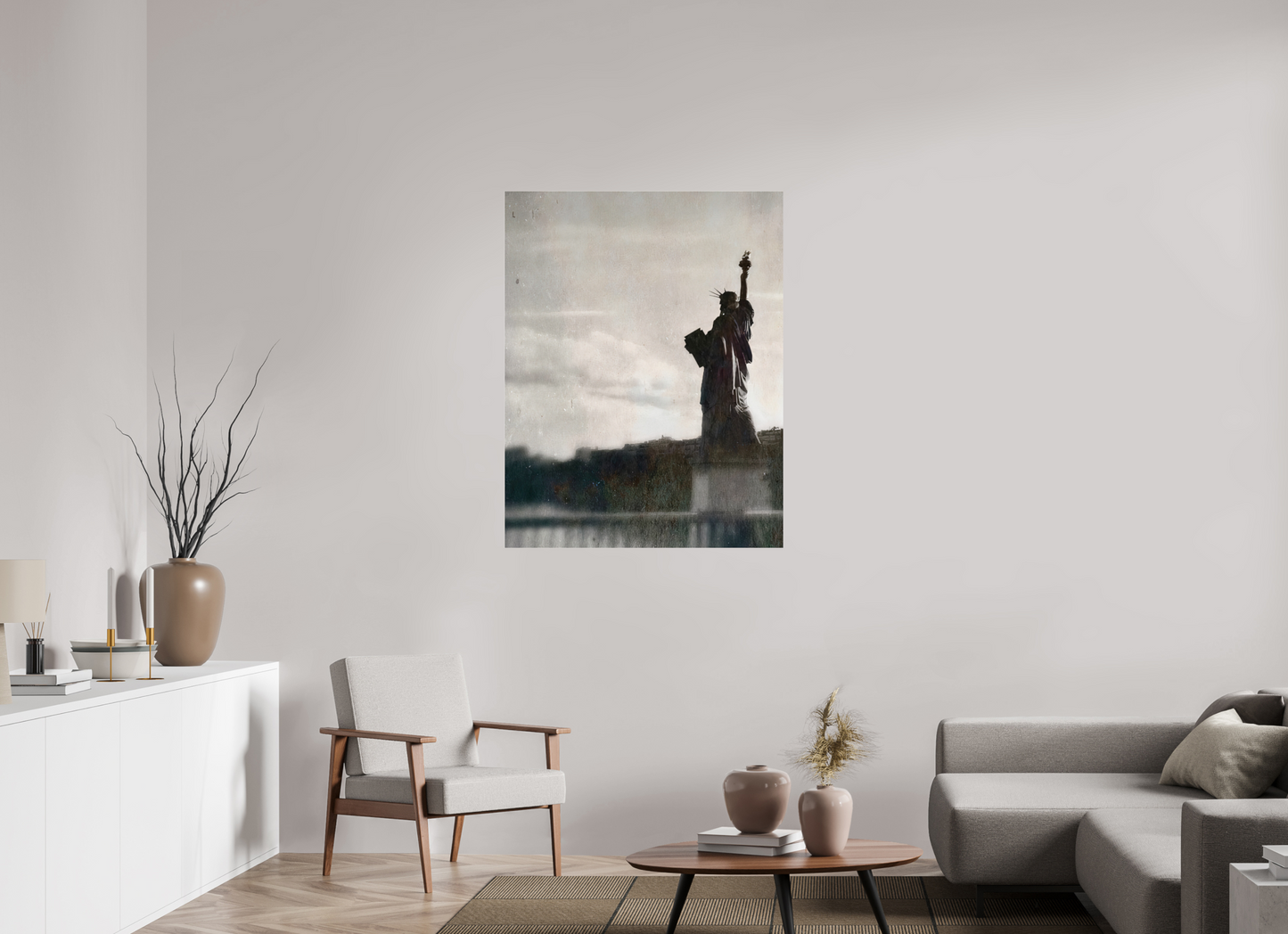 90 x 115,4 cm, Impression brillante fine art sur alu dibond (prête à être accrochée) Double (France, Paris)