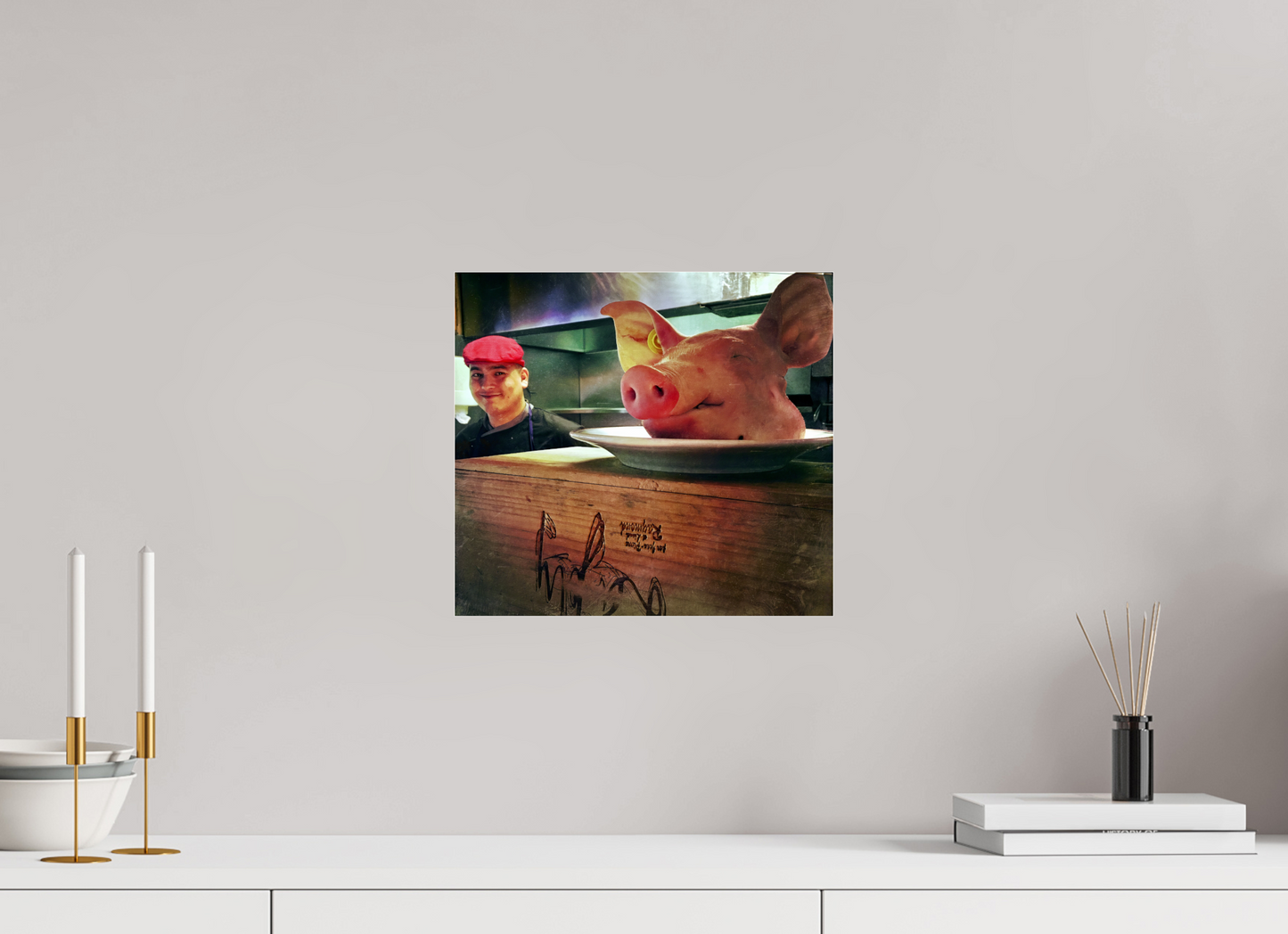 33 x 30 cm, Impression brillante fine art sur alu dibond (prête à être accrochée) Ordre du Jour (France, Paris)