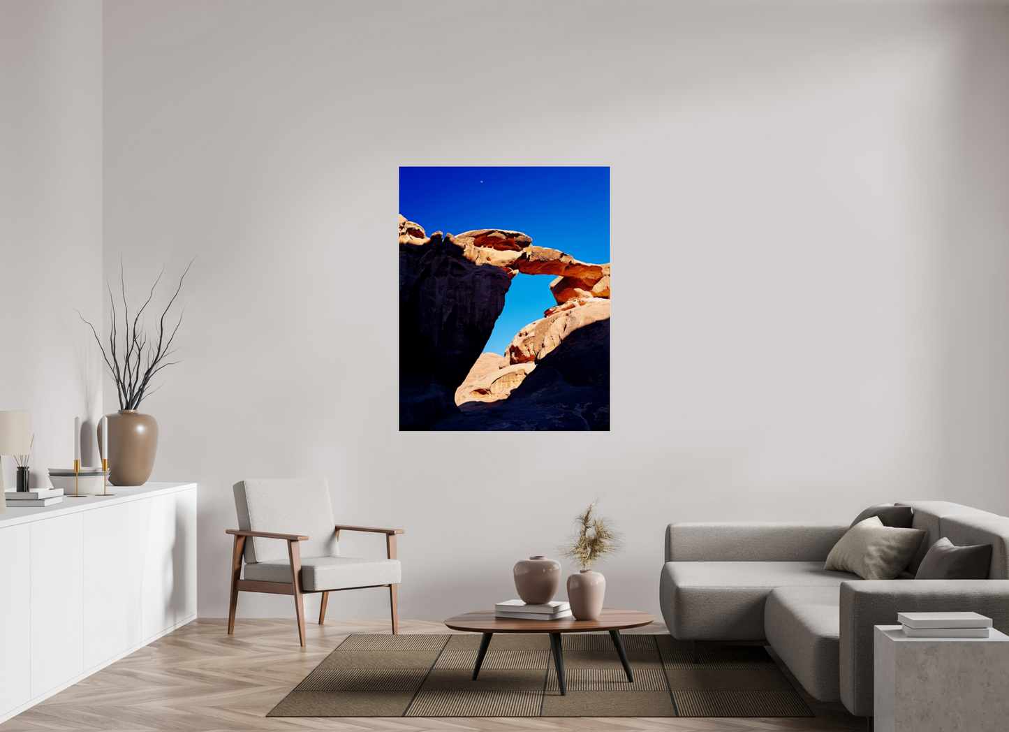 Hanging desert (Jordan, Wadi Rum)