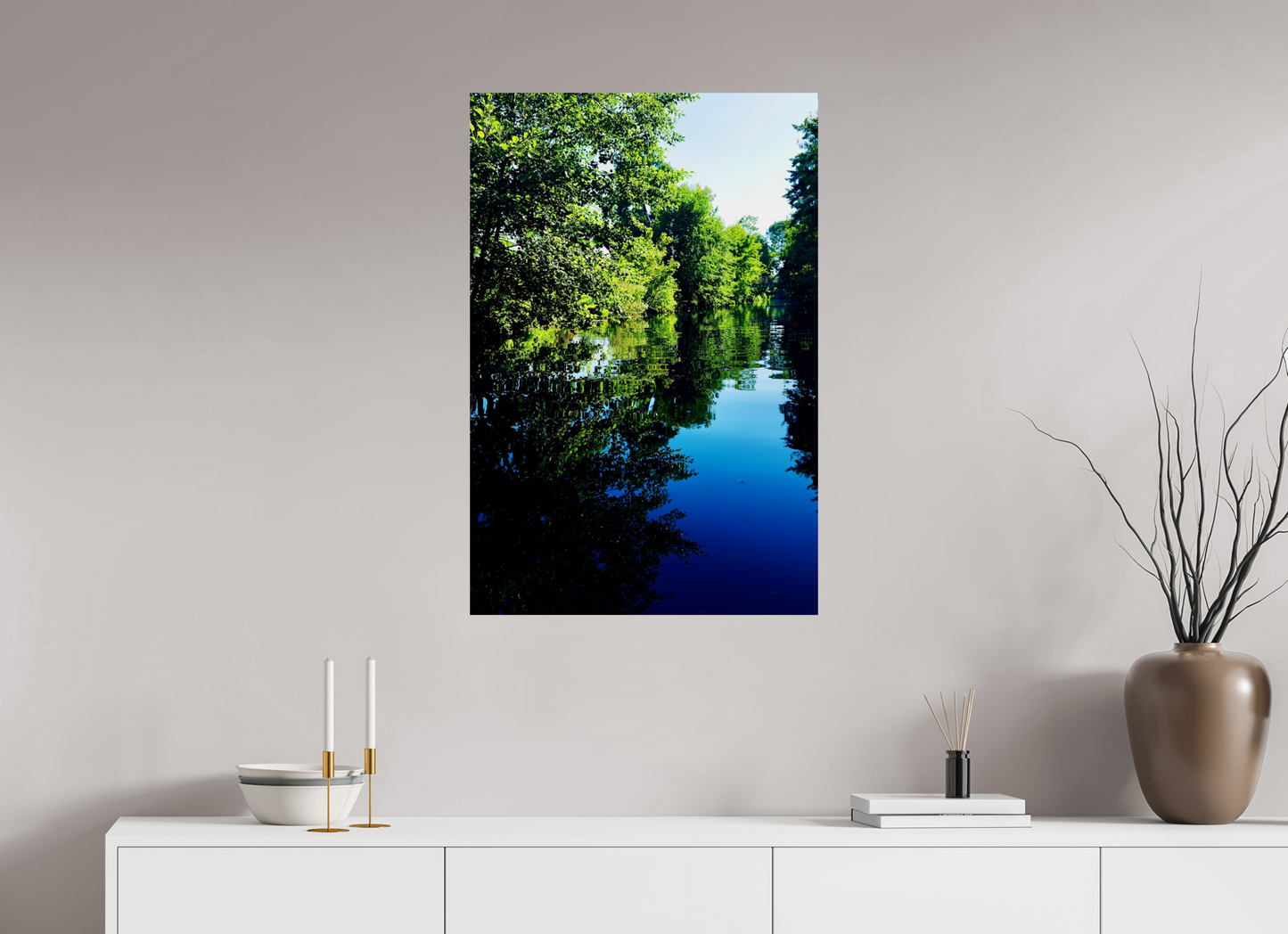 60 x 90 cm, Tirage brillant papier Fuji Crystal DP II (à encadrer) Liquid Silence (France, Chartres)