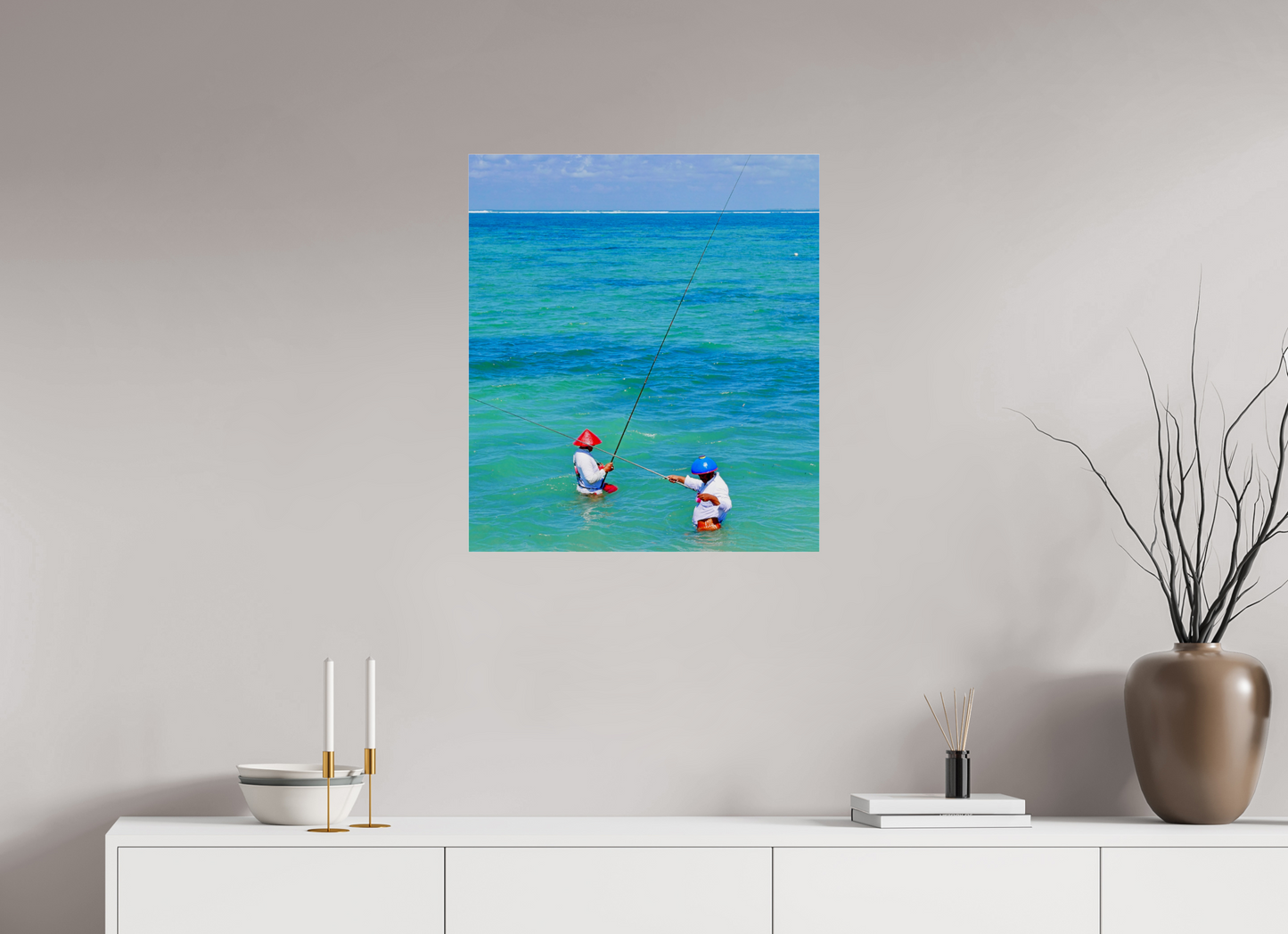 Sabre fishermen (Indonesia, Bali)