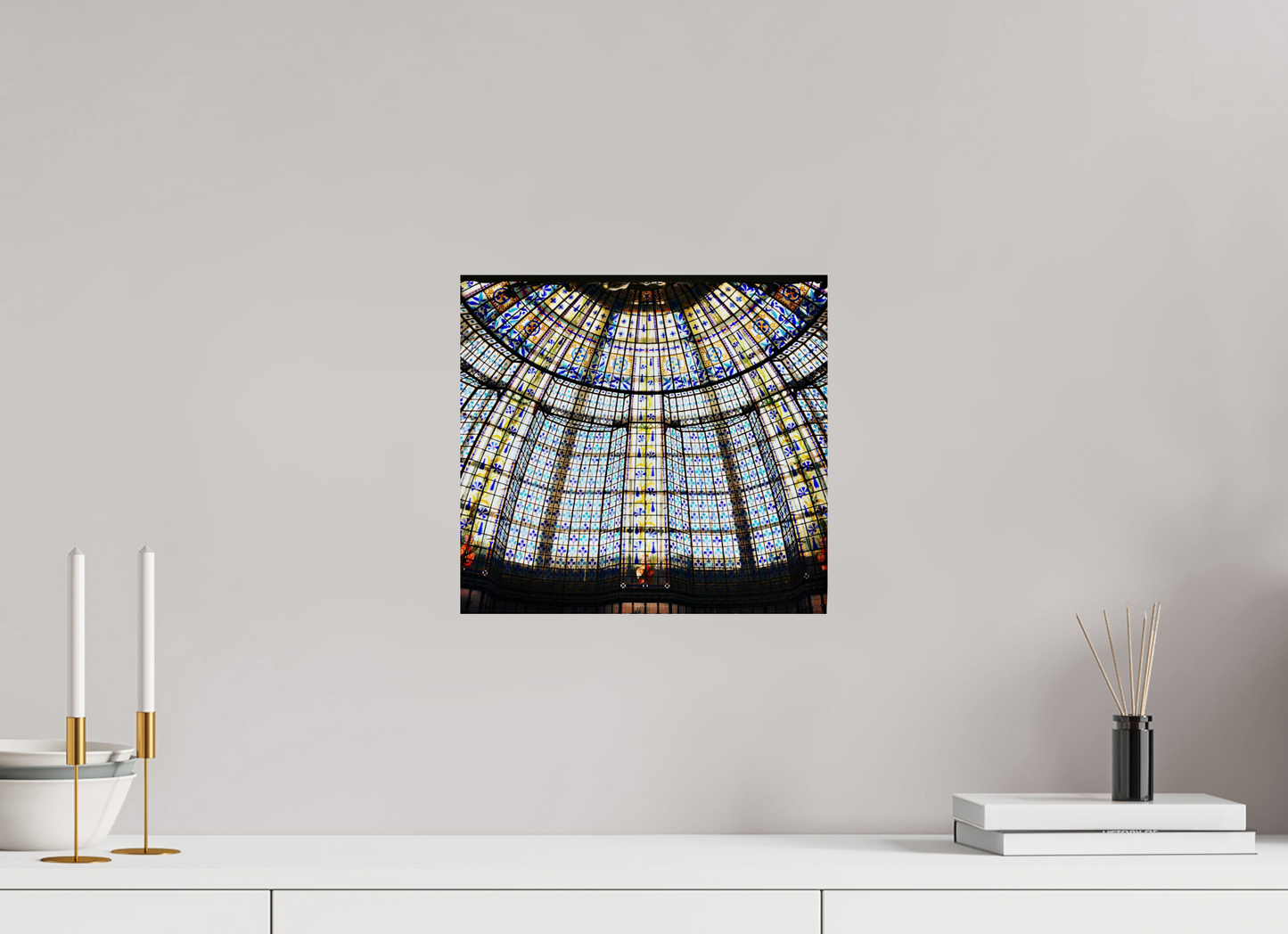 32,5 x 30 cm, Tirage brillant papier Fuji Crystal DP II (à encadrer) Grammaire vitrée (France Paris)