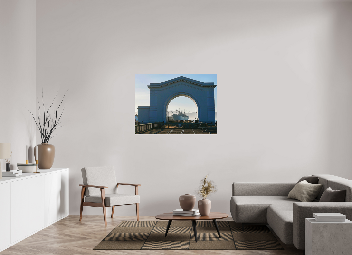 122,6 x 90 cm, Impression mate fine art sur alu dibond (prête à être accrochée) Last trip (États-Unis, San Fransisco)