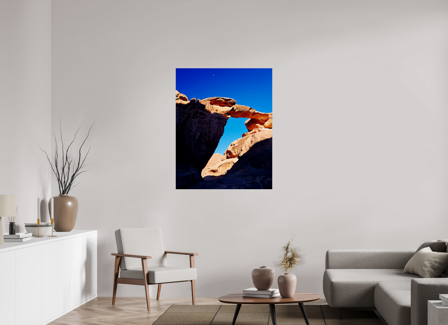 Hanging desert (Jordan, Wadi Rum)