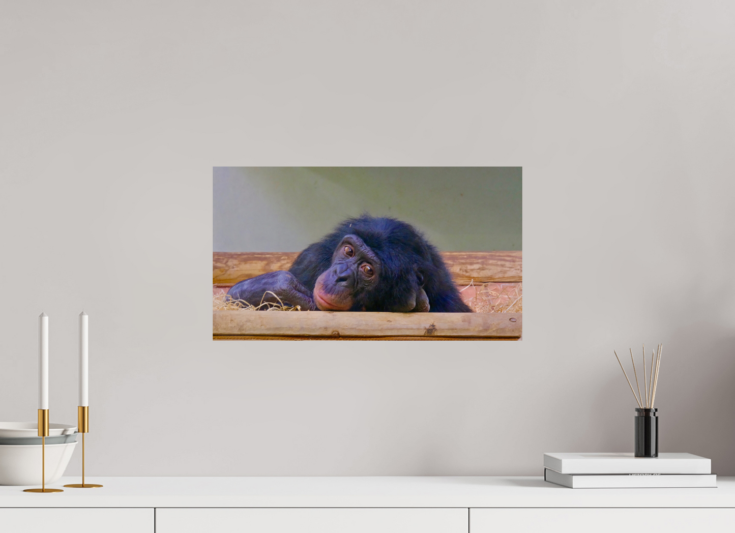 48 x 27 cm, Tirage brillant papier Fuji Crystal DP II (à encadrer) Prisonnier (Allemagne, Berlin)