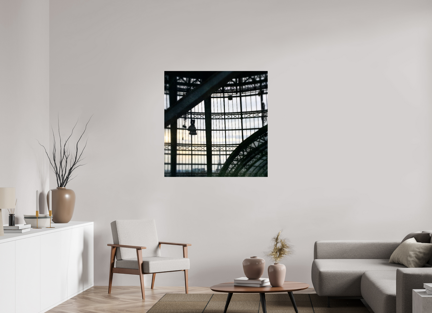 100 x 102,6 cm, Tirage brillant papier Fuji Crystal DP II (à encadrer) City in Transparency (France, Paris)