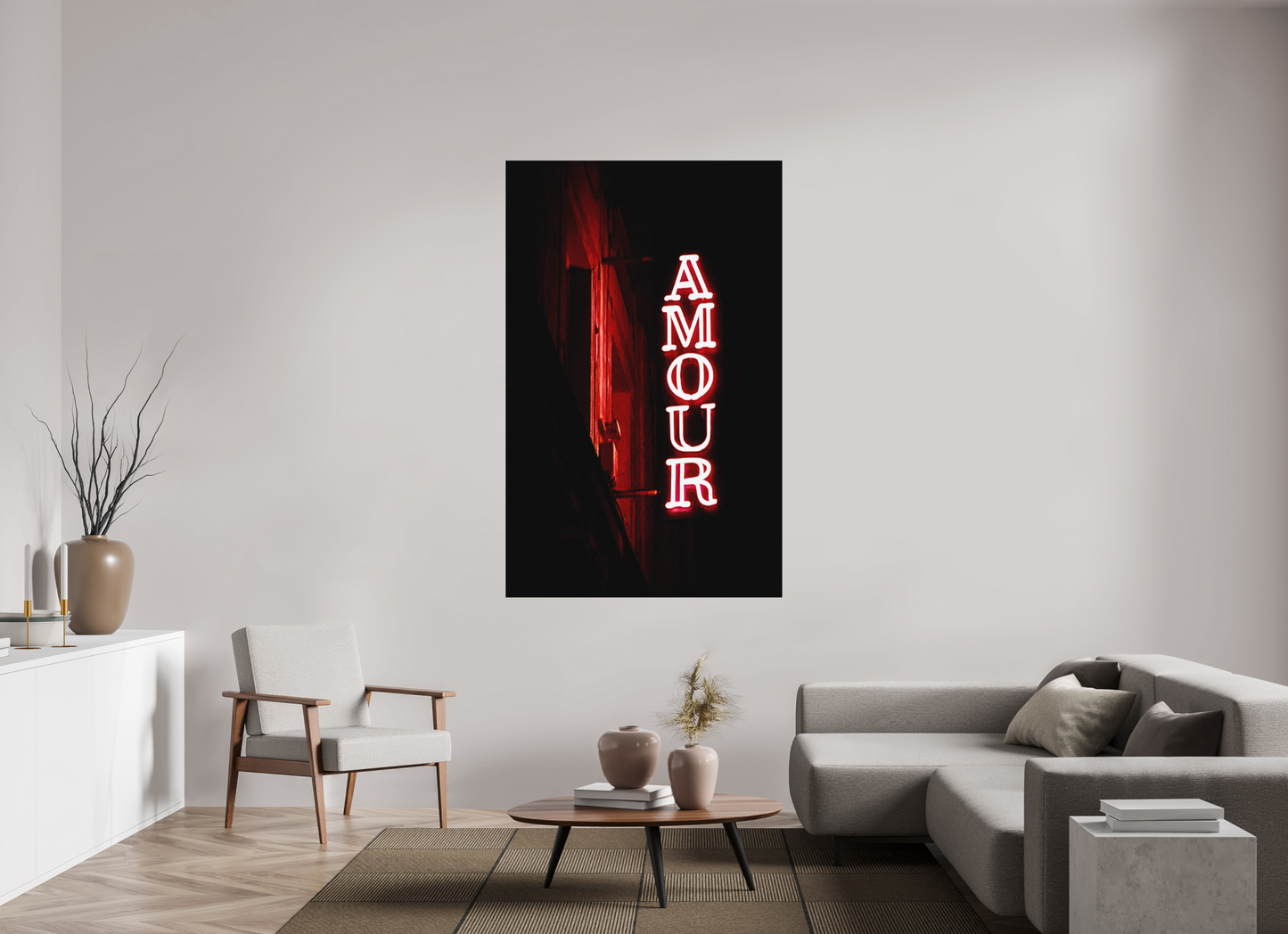 110 x 173,8 cm, Impression mate fine art sur alu dibond (prête à être accrochée) Amour (France, Paris)