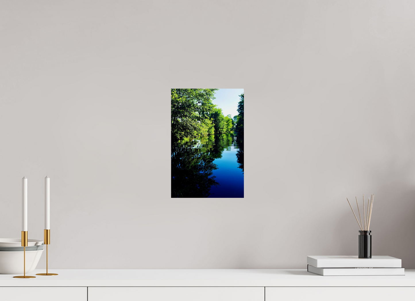 20 x 30 cm, Tirage brillant papier Fuji Crystal DP II (à encadrer) Liquid Silence (France, Chartres)