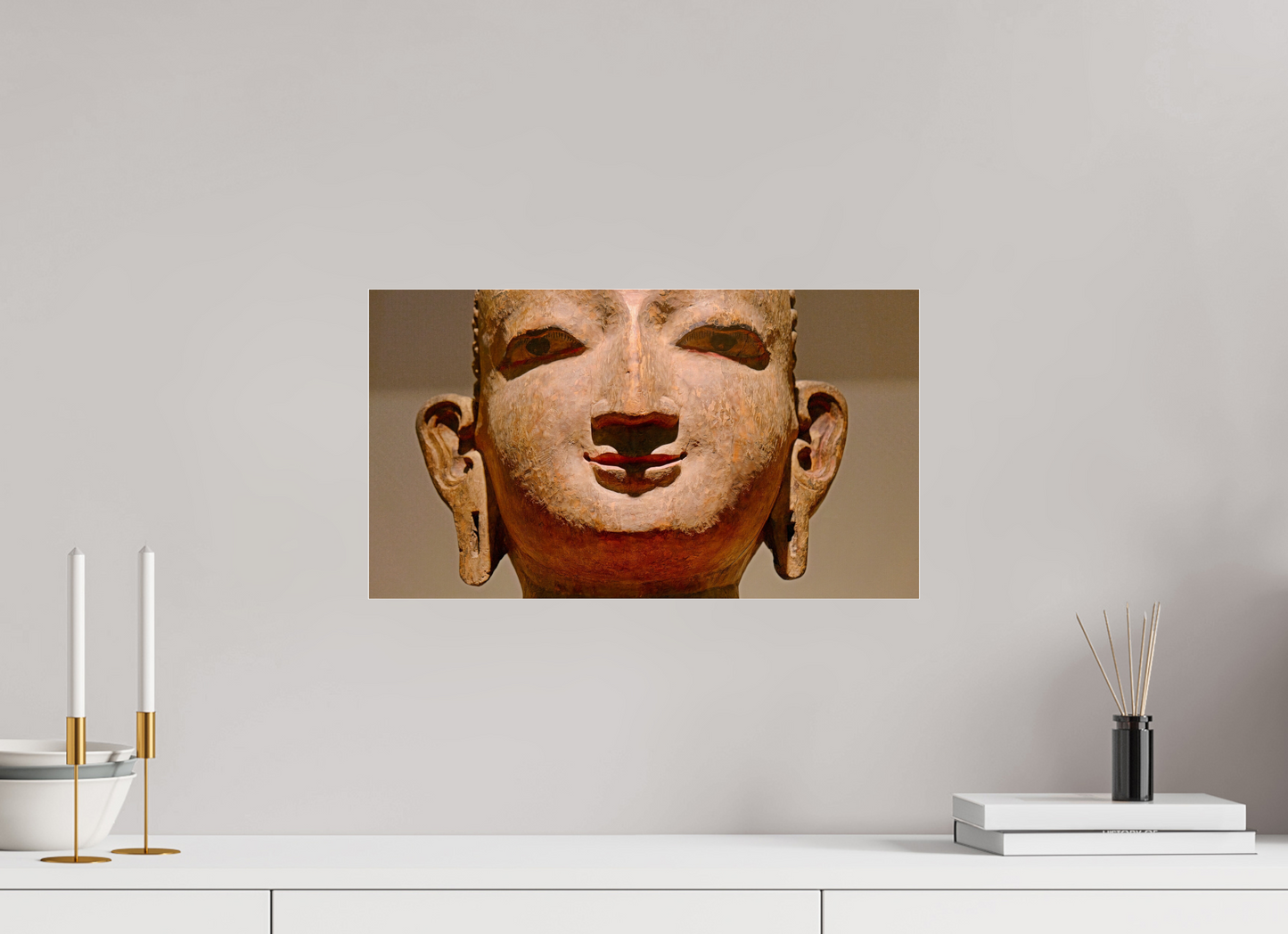 48 x 27 cm, Impression brillante fine art sur alu dibond (prête à être accrochée) Sukhothaï (France, Paris)